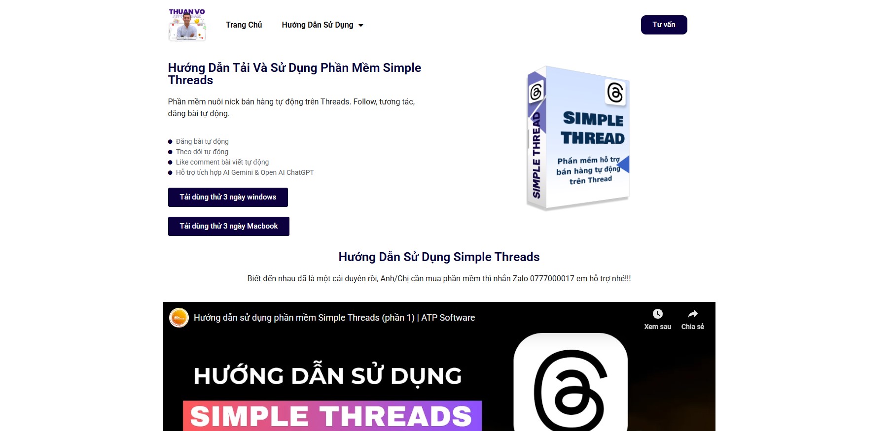 Hướng dẫn tải và sử dụng phần mềm simple Threads - Chuyên Gia Phần Mềm ...