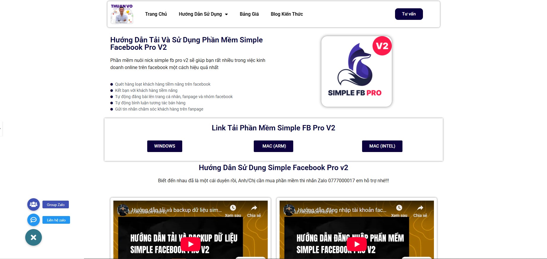 Hướng dẫn tải và sử dụng phần mềm simple facebook pro v2 - Chuyên Gia ...